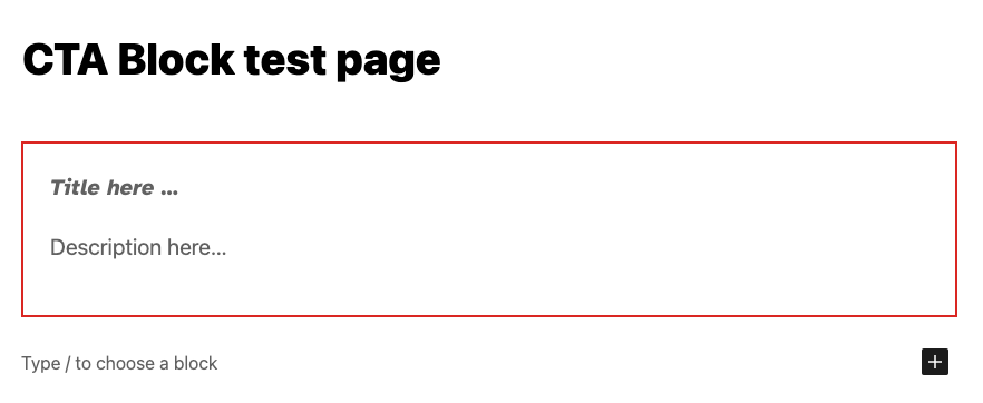 The completed CTA block alt text